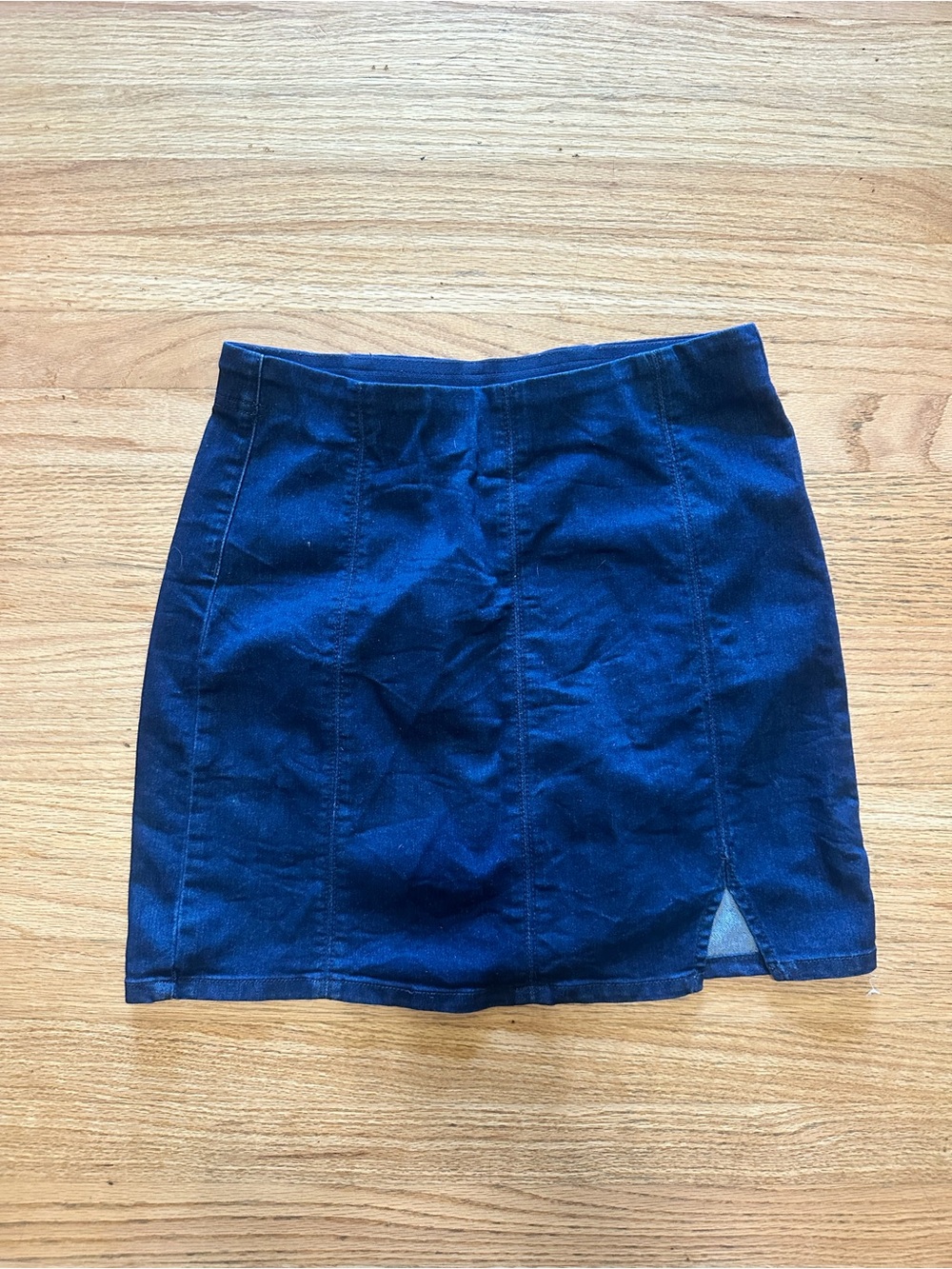 Free People Denim Mini Skirt